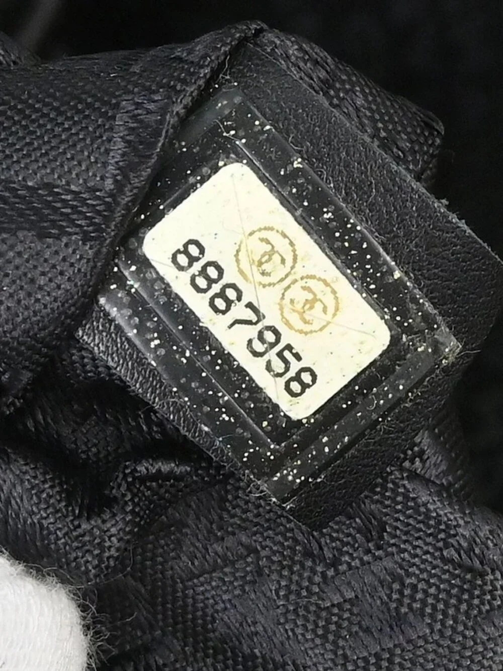 Chanel Black Beige Canvas Coco Ball Camellia Tote Handbag 197275